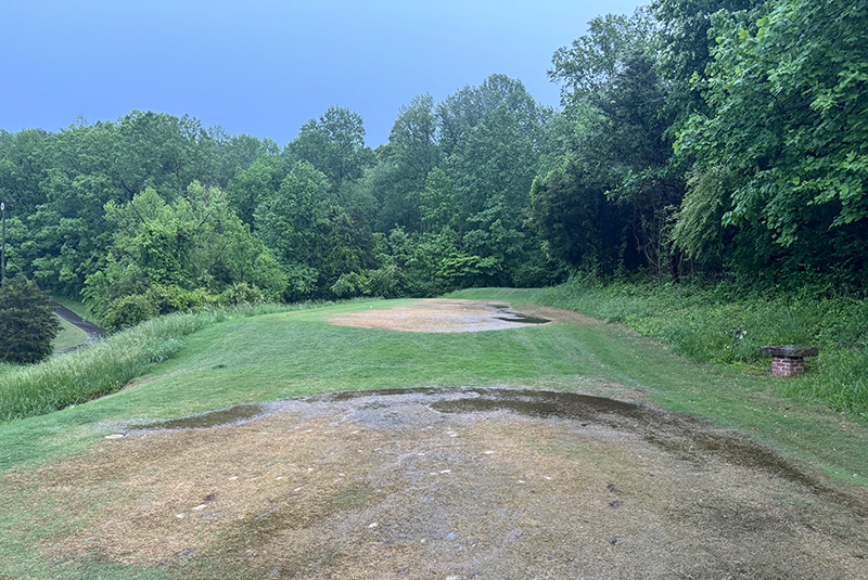 Aerial view of Ghost Creek golf course