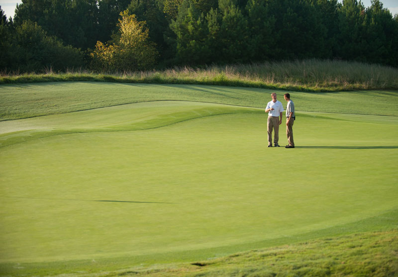 Mentoring golf course management