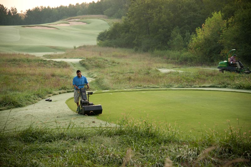 Golf course staff