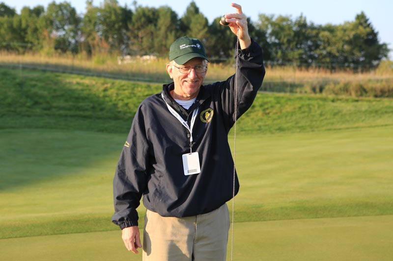 The data-driven golf course superintendent Testing green firmness