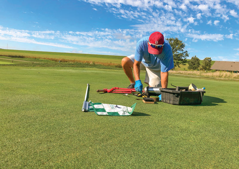Retirees fill gaps in golf course maintenance crews Eagle Bend Golf Course