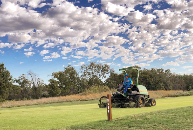 Retirees golf course