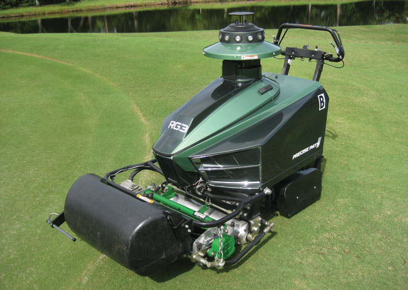 Autonomous greens mower