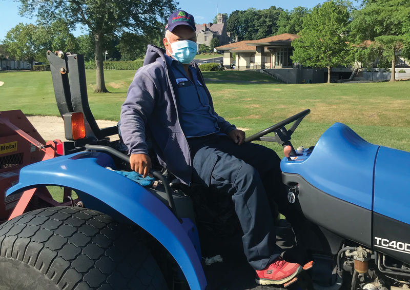 Golf course maintenance coronavirus