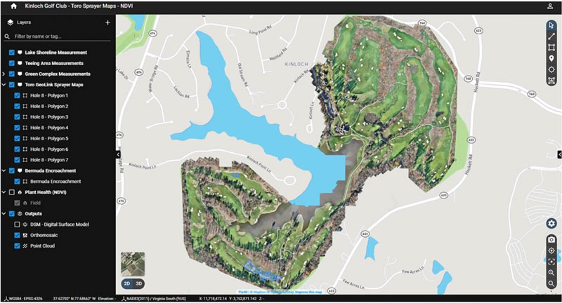 What the Tech? Applying drone technology on your golf course Golf course orthomosaic