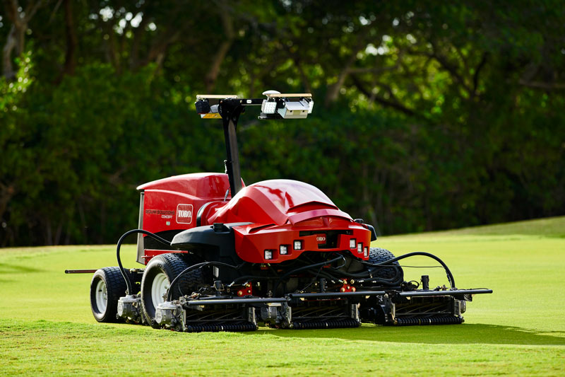 Robotic fairway mower