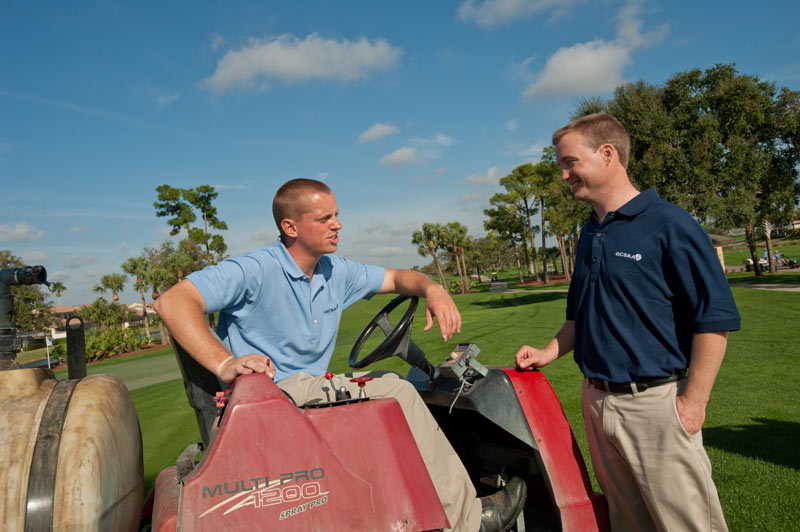 Train golf course employees