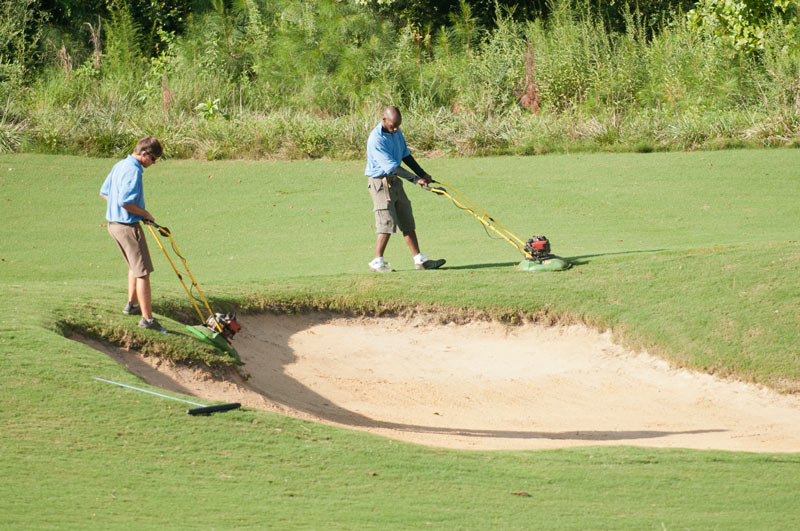 Training golf course staff