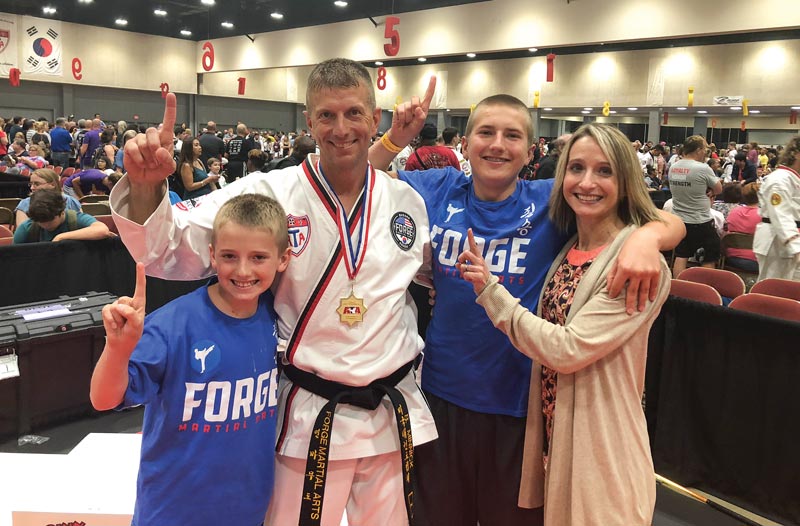 Turf titan turned taekwondo champ Minnick family