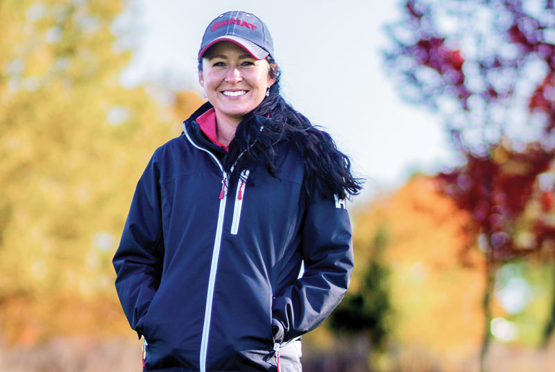 A save situation at Sinnissippi Golf Course Kelly Kuchelmeister