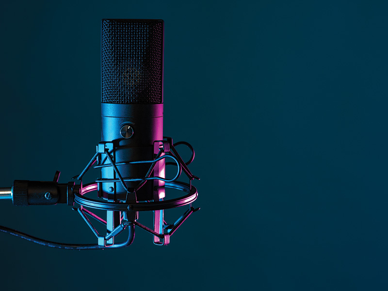 Podcast microphone