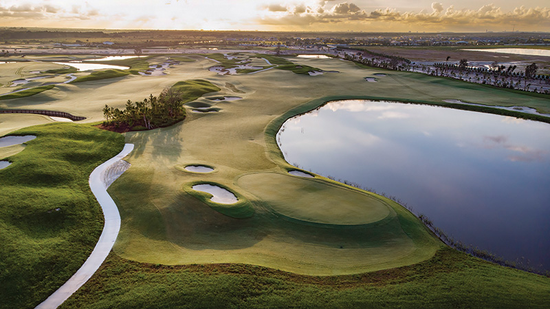 Aerial view of Panther National