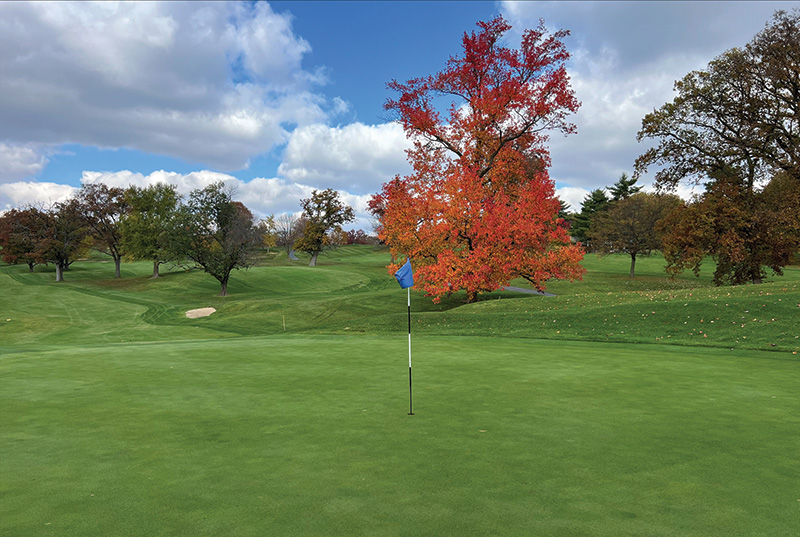 Aerial view of Ghost Creek golf course