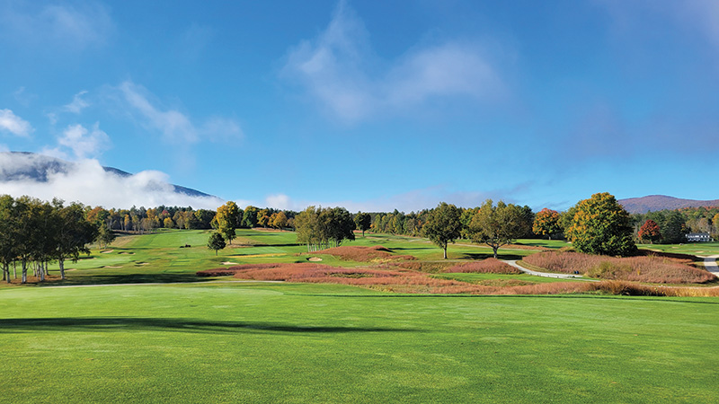 Aerial view of Ghost Creek golf course