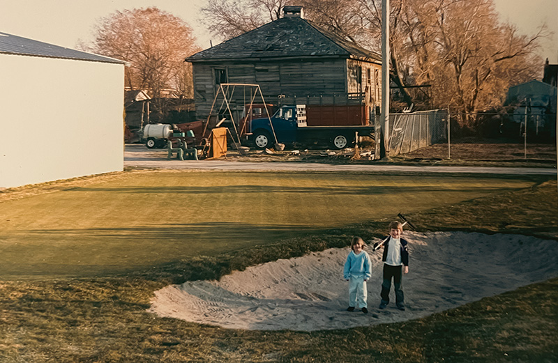 Aerial view of Ghost Creek golf course