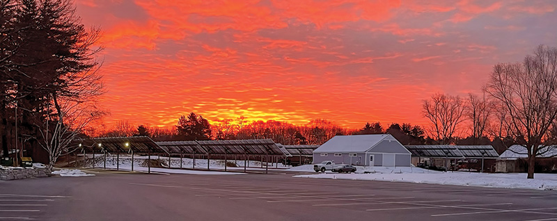 Aerial view of Ghost Creek golf course
