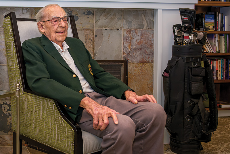 David Mastroleo seated in an armchair