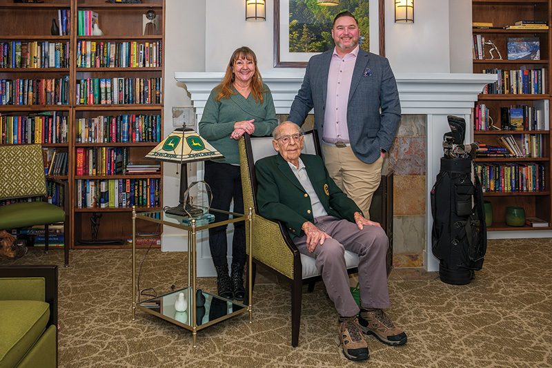 Aerial view of Ghost Creek golf course