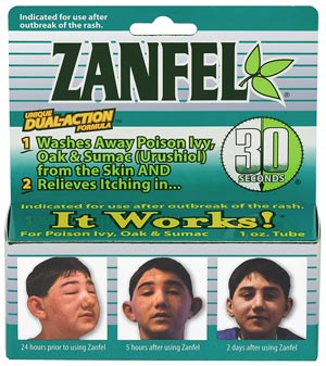Vote for GCM’s New Product of the Year Zanfel poison ivy