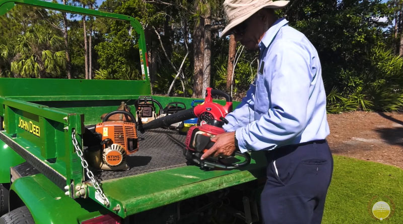 Golf crew safety training