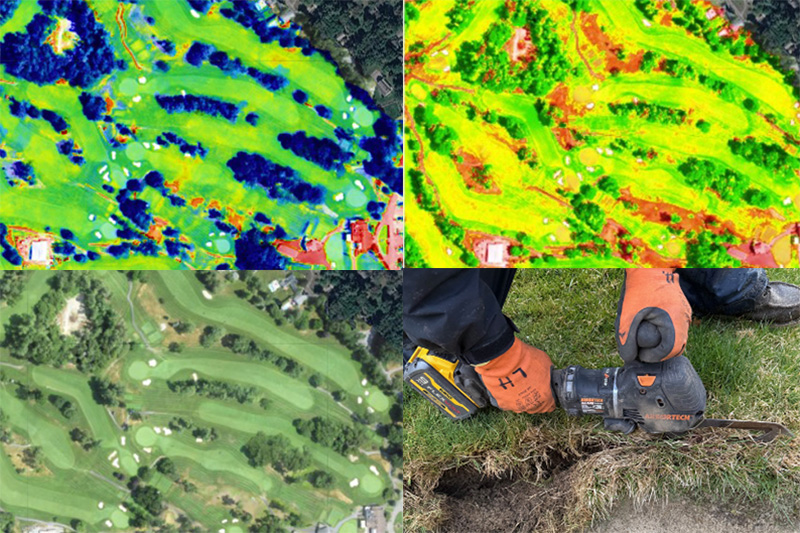 Aerial view of Ghost Creek golf course