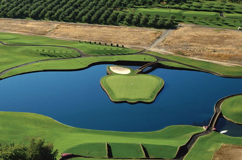 The art of the golf course bunker Apple Tree Golf Course