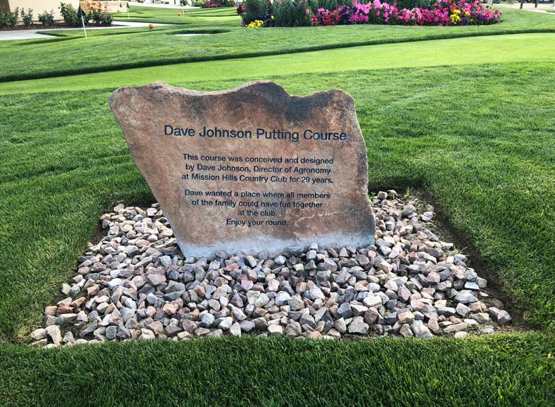 Superintendent remembered at Mission Hills Country Club Dave Johnson Mission Hills