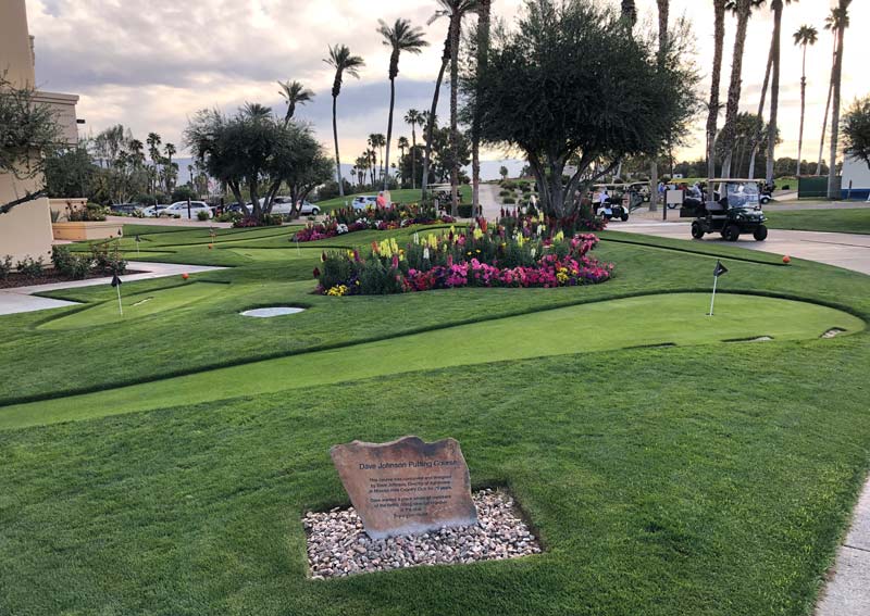 Superintendent remembered at Mission Hills Country Club Dave Johnson Putting Course