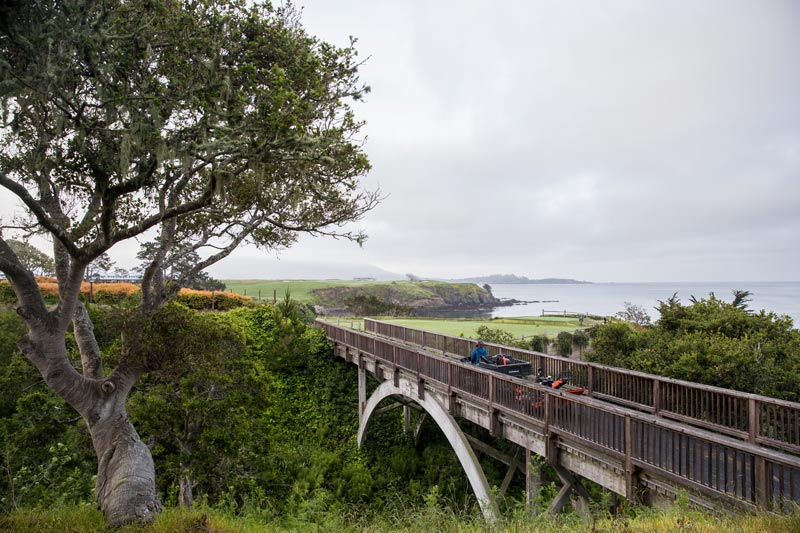 Pebble Beach bridge