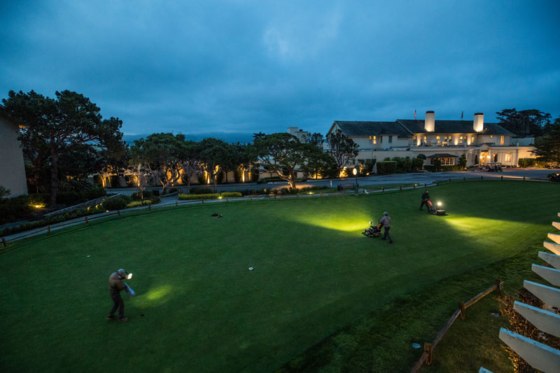 Pebble Beach early morning