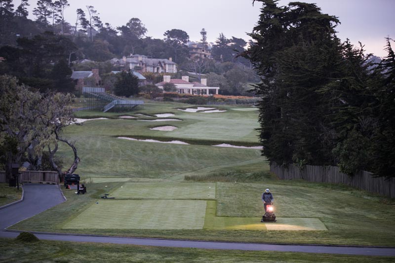 Pebble Beach mower