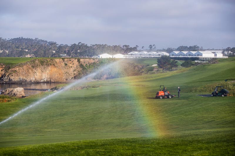 Pebble Beach rainbow