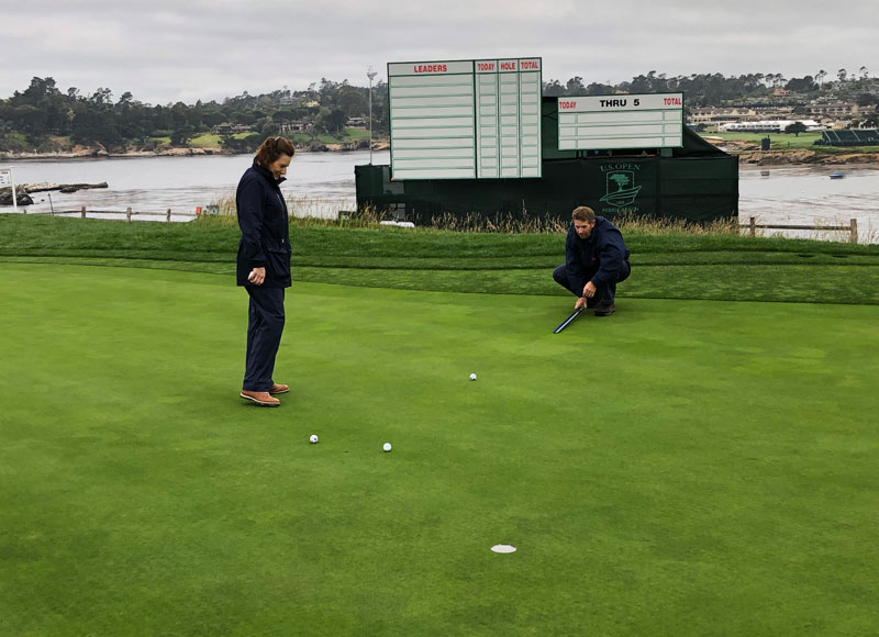 Pebble Beach Stimpmeter