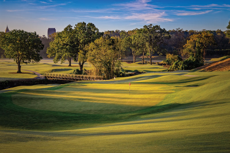 Managing a reversible golf course Bobby Jones Golf Course Atlanta