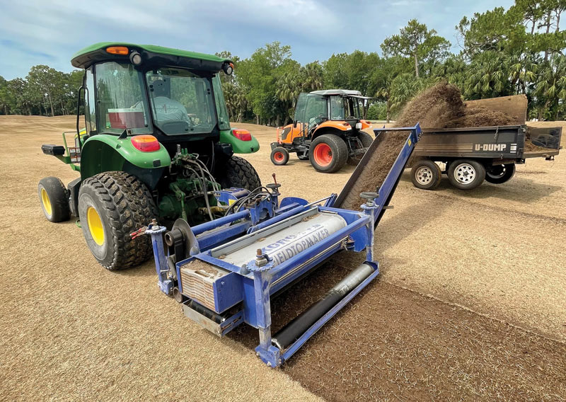 Fraise mowing bermudagrass