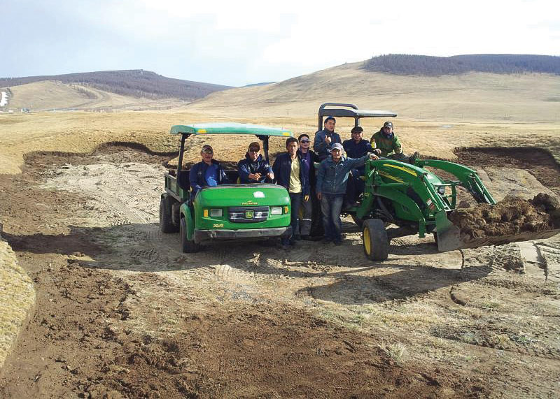 Golf construction Mongolia