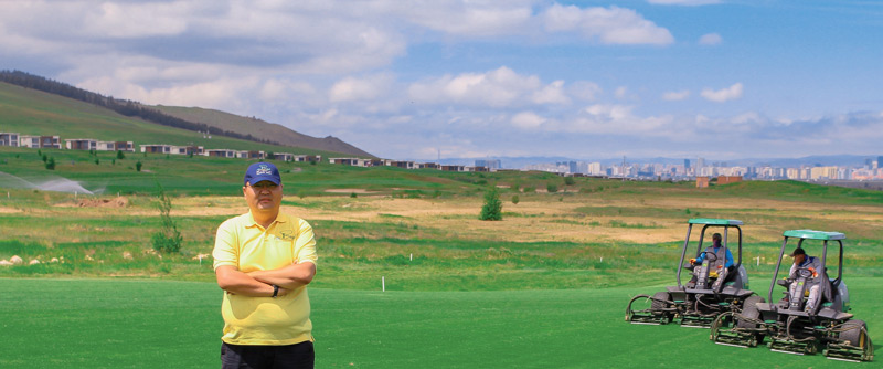 Keeping the green at Mongolia’s only golf course Mongolia golf course