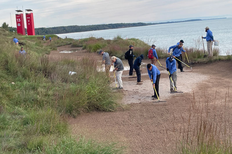 Behind the scenes at the 2021 Ryder Cup Ryder Cup bunkers