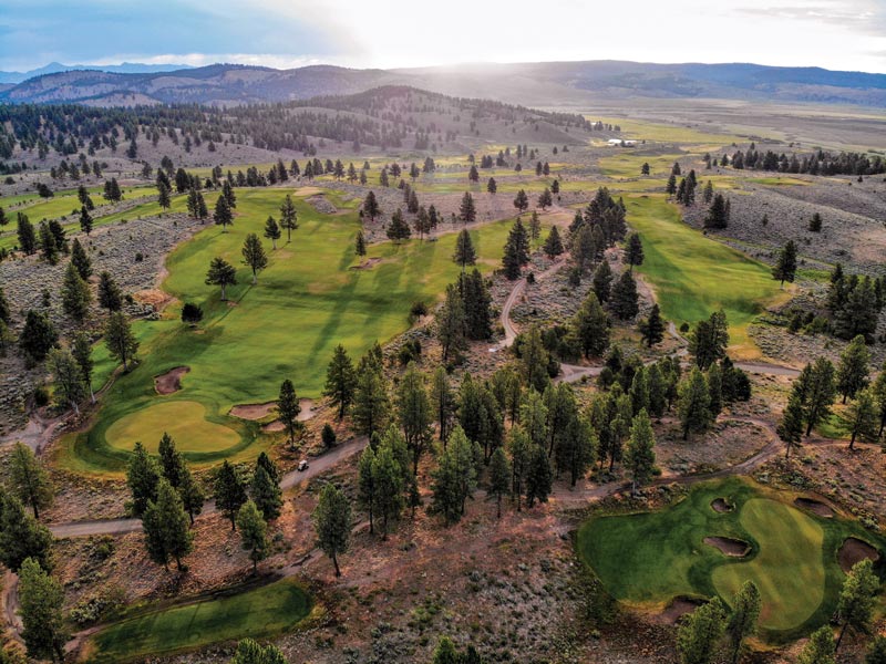 Managing a reversible golf course Silvies Valley Ranch reversible