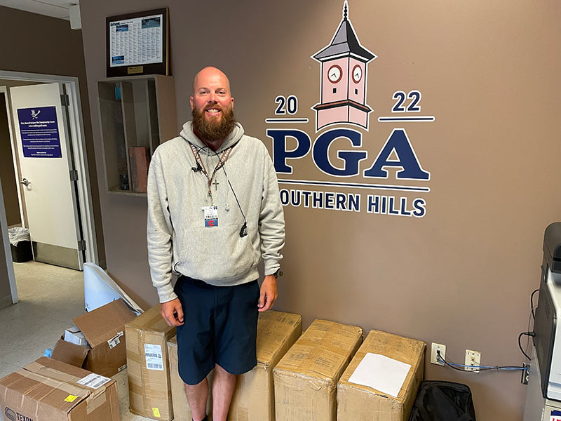 Southern Hills Country Club assistant superintendent Doug Cocanour
