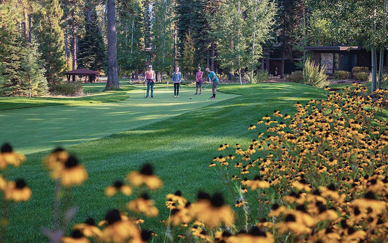 Golfers at Martis Camp Club