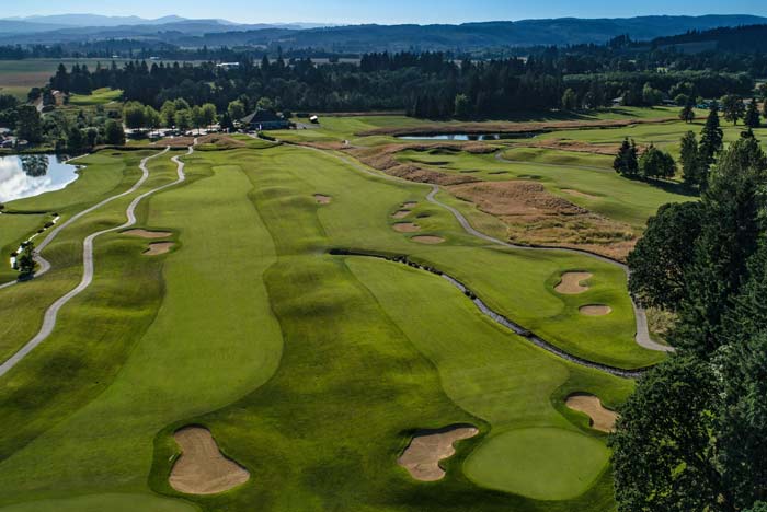 Experimental putting green