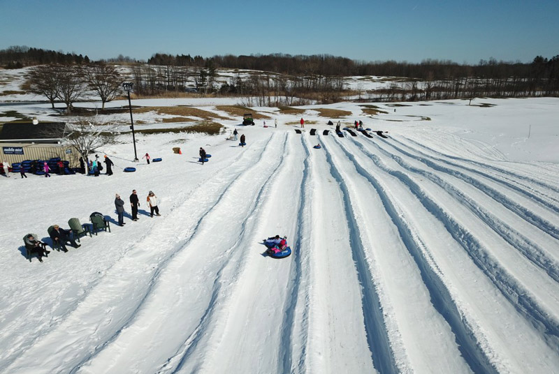 Totally tubular: Golf course becomes snow-tubing destination Greystone snow tubing
