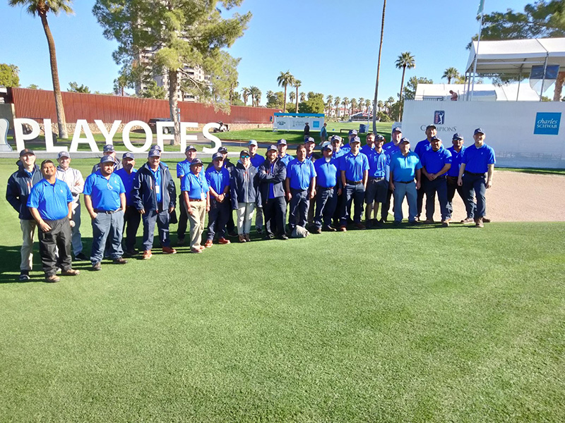 Phoenix CC turf crew
