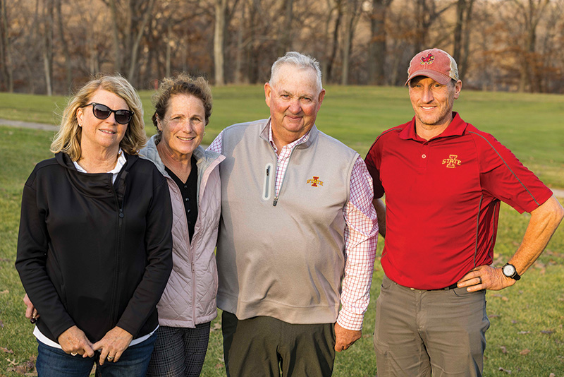 Darla Newton, Tess Balsley, John Newton and Tom Meier