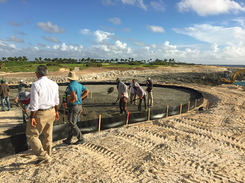 Puntacana Corales course ninth green