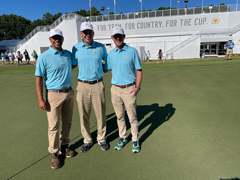 Frankie Cardelle, Robert Blood and Kevin Robinson