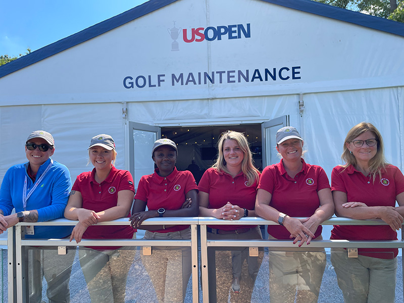 U.S. Open women volunteers