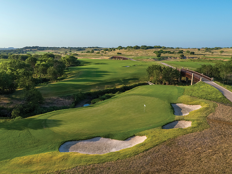 Aerial view of Ghost Creek golf course