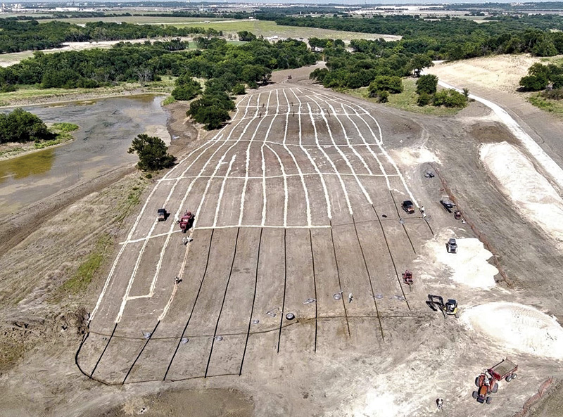 Aerial view of Ghost Creek golf course